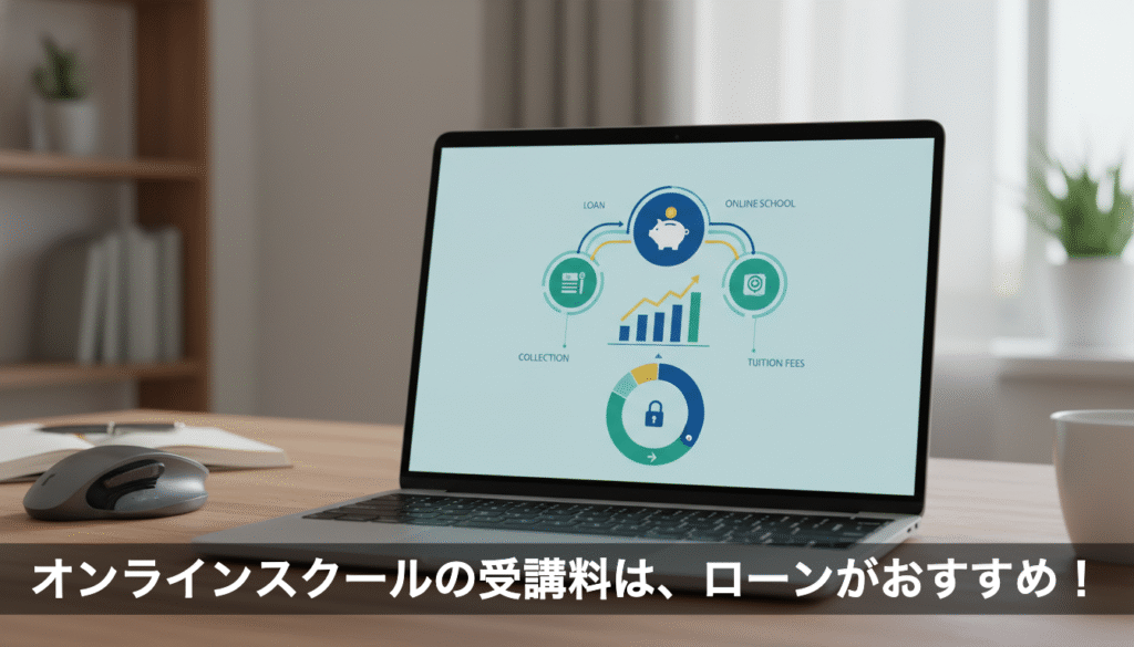 ローン, オンラインスクール, 回収, 受講料