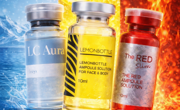 レモンボトル、レッドショット、ボニックス　比較